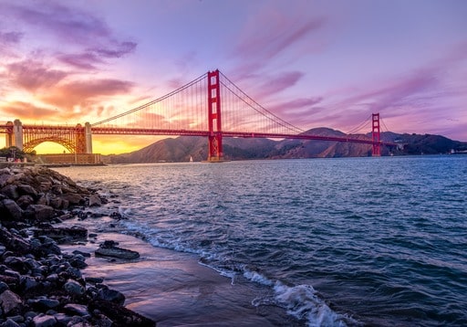 Destinasi Wisata Populer di Amerika - Golden Gate Bridge